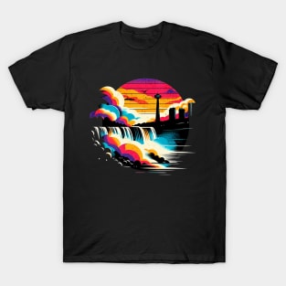 Niagara Falls Vintage Design T-Shirt